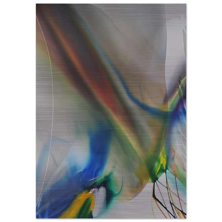 Phenomena Merlins Mantle - 1970 - Paul Jenkins Brushed Aluminum Print - 70x100 cm / 28x40 inches | Paul Jenkins Aluminum Print | Paul Jenkins Prints