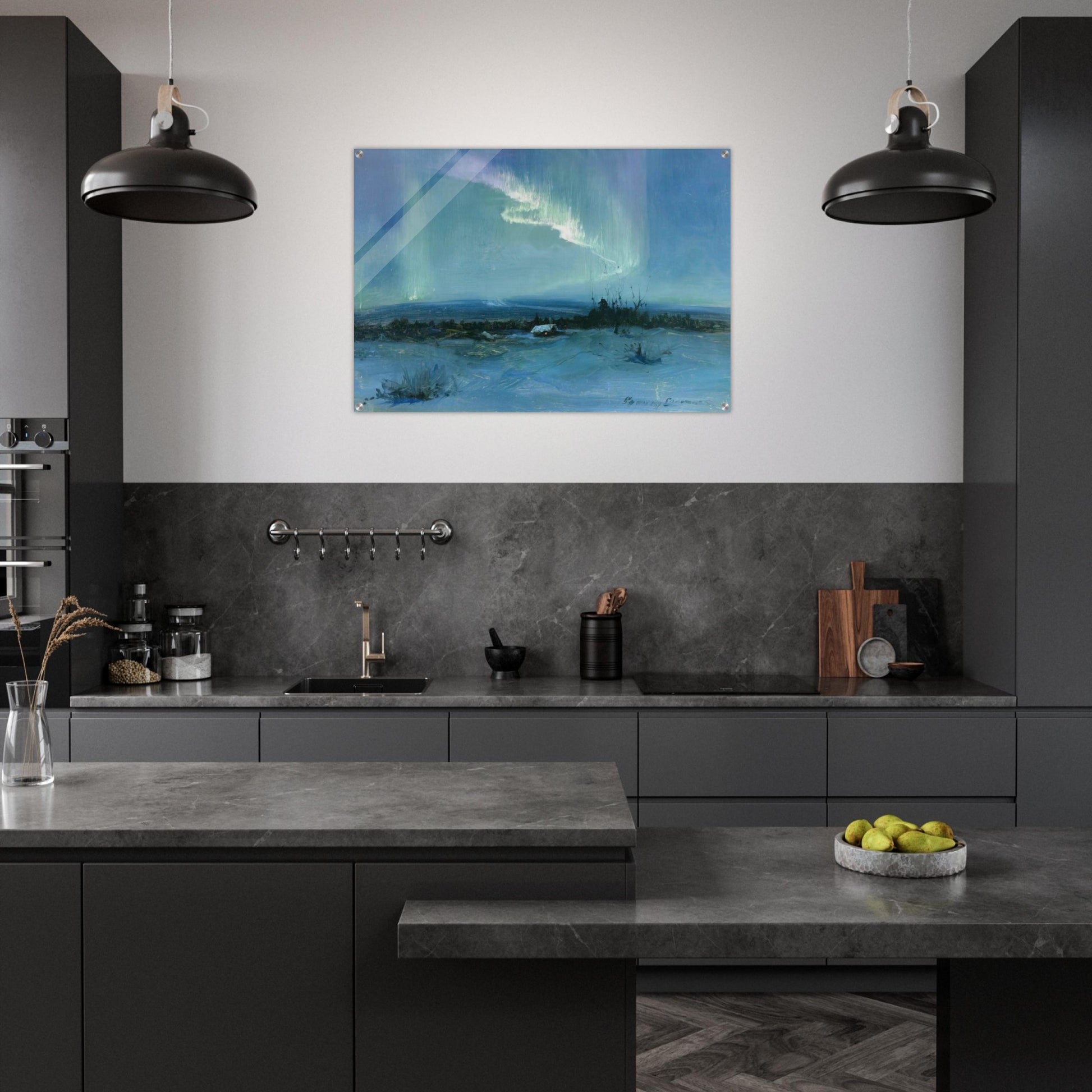 Northern Lights - Romanticism - Sydney Laurence Acrylic Print - 70x100 cm / 28x40″ inches