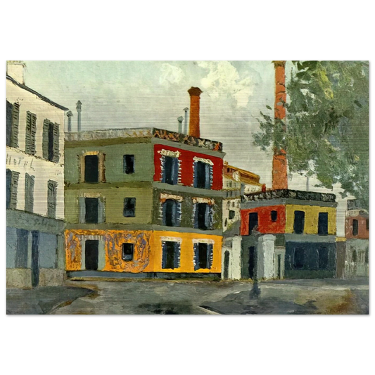 FACTORY - Maurice Utrillo Brushed Aluminum Print - 70x100 cm / 28x40 inches | Maurice Utrillo Aluminum Print | Maurice Utrillo Prints