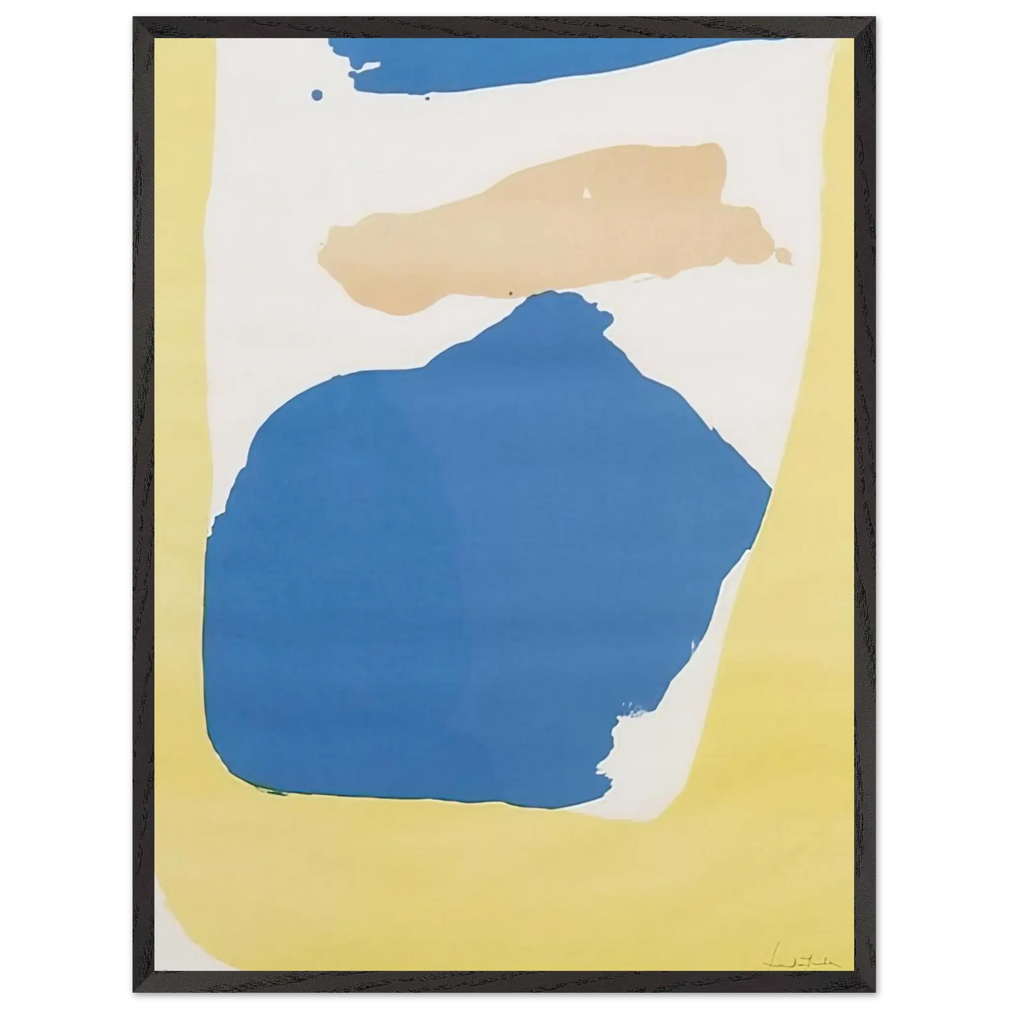 Helen Frankenthaler - Frankenthaler Preview - 1965 Wall art - 27x35 cm / 11x14 Inches - Fine Art Poster - -