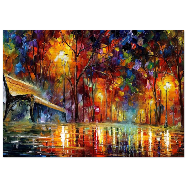 Leonid Afremov - Leonid Afremov Brushed Aluminum Print - 70x100 cm / 28x40 inches | Leonid Afremov Aluminum Print | Leonid Afremov Prints