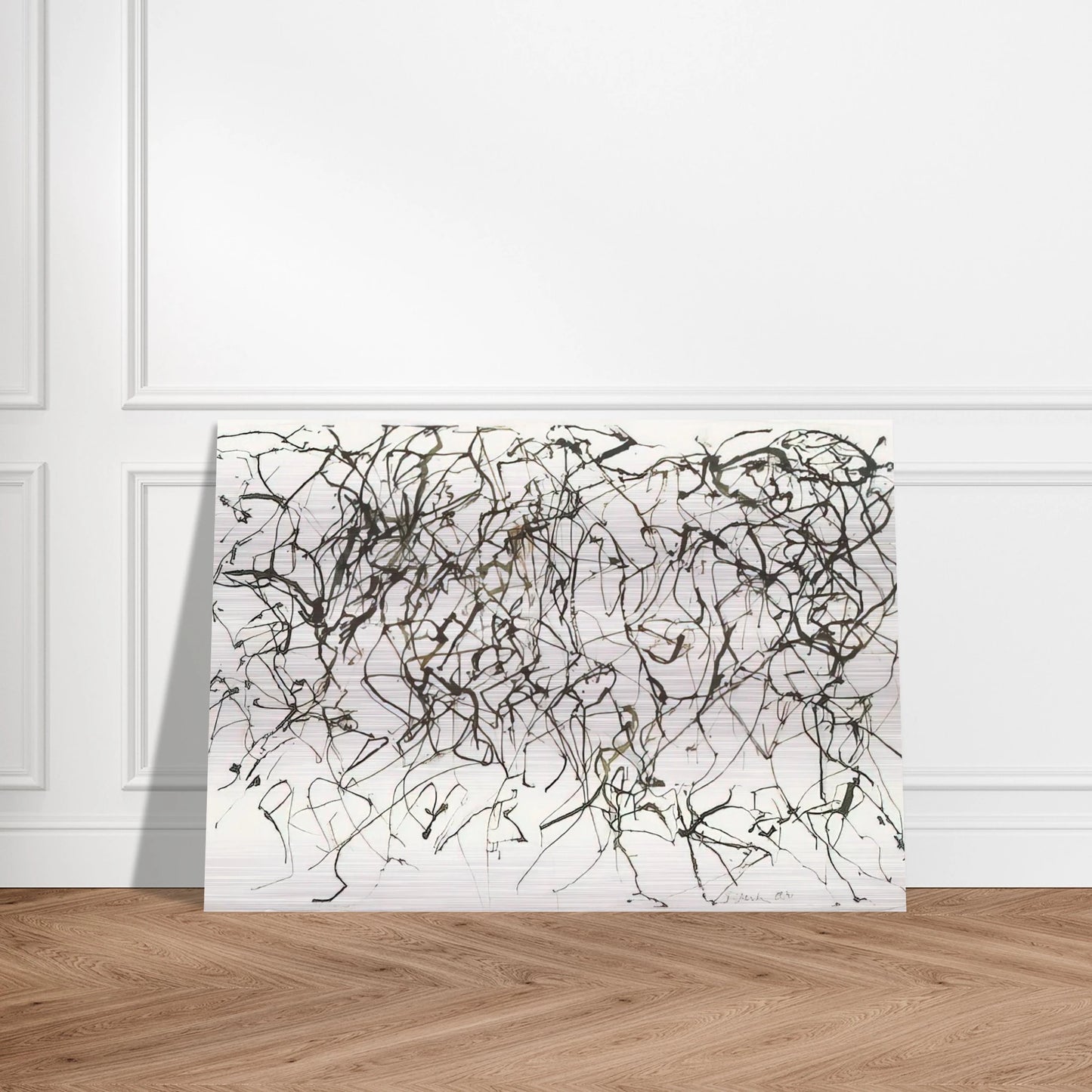 St. Barts 10 - 1991 - Brice Marden Brushed Aluminum Print - 70x100 cm / 28x40 inches | Brice Marden Aluminum Print | Brice Marden Prints