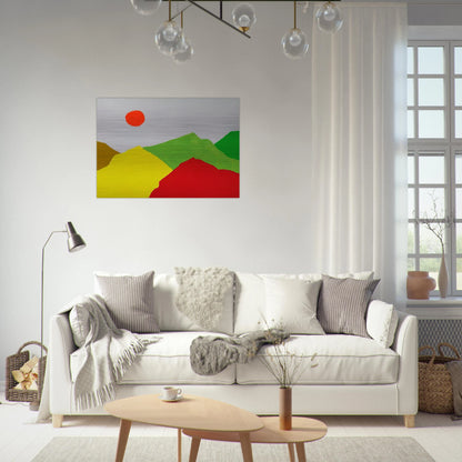 Untitled - 2013 - Etel Adnan Brushed Aluminum Print - 70x100 cm / 28x40 inches | Etel Adnan Aluminum Print | Etel Adnan Prints
