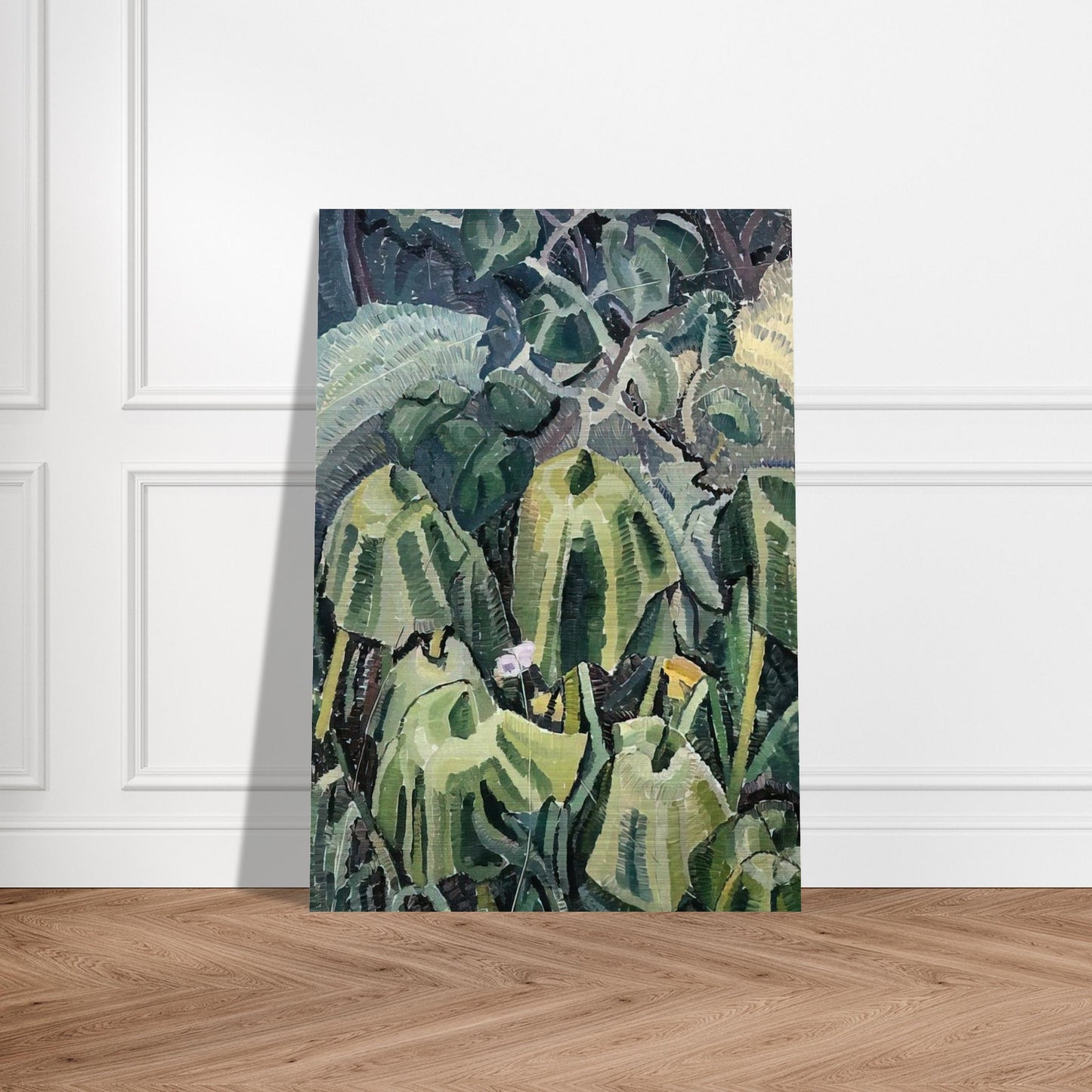 Pumpkin leaves drooping - 1926 - Grace Cossington Smith Brushed Aluminum Print - 70x100 cm / 28x40 inches | Grace Cossington Smith Aluminum Print | Grace Cossington Smith Prints