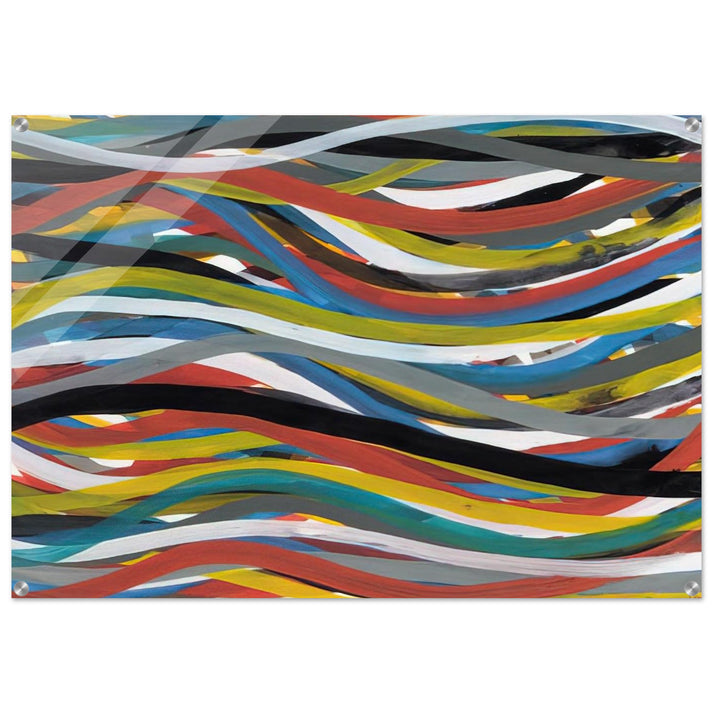 Untitled Ribbons - Sol LeWitt Acrylic Print - 70x100 cm / 28x40″ inches