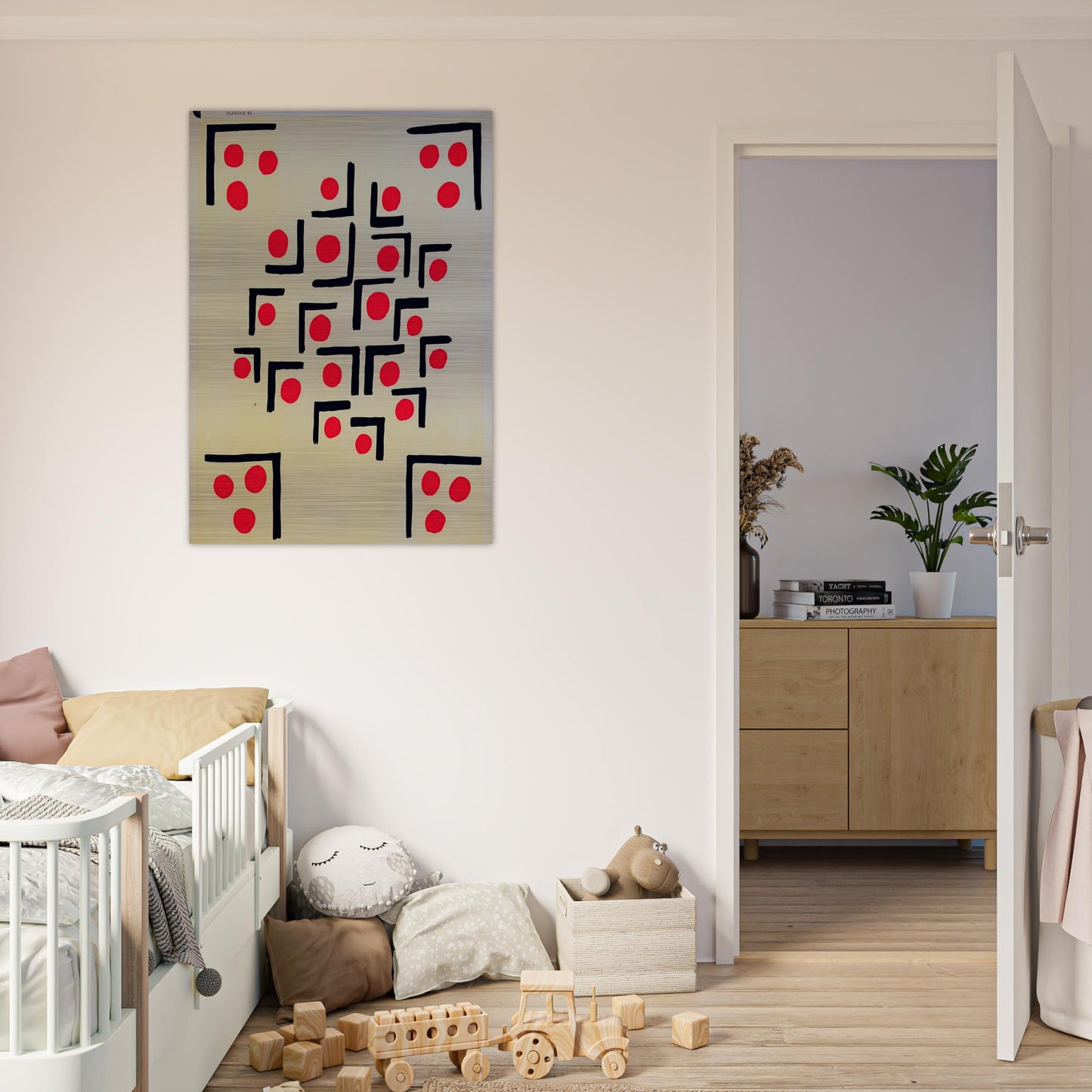COMPOSITION 29 - Sonia Delaunay Brushed Aluminum Print - 70x100 cm / 28x40 inches | Sonia Delaunay Aluminum Print | Sonia Delaunay Prints