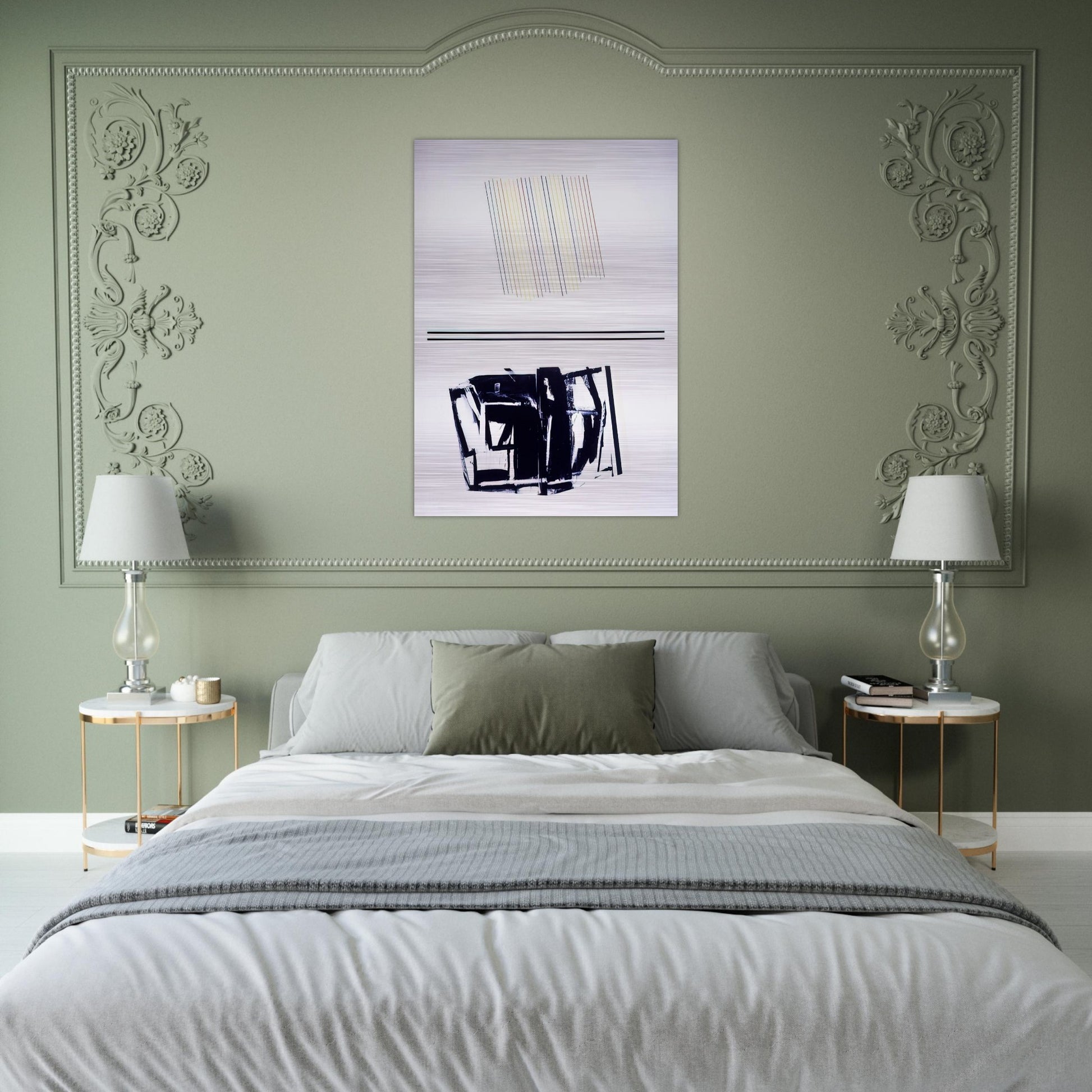 Mother Of All Paintings - 1990 - Ronnie Landfield Brushed Aluminum Print - 70x100 cm / 28x40 inches | Ronnie Landfield Aluminum Print | Ronnie Landfield Prints