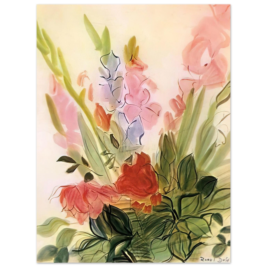 Raoul Dufy - GLADIOLI 1942  75x100 cm / 30x40inches Fine Art Poster