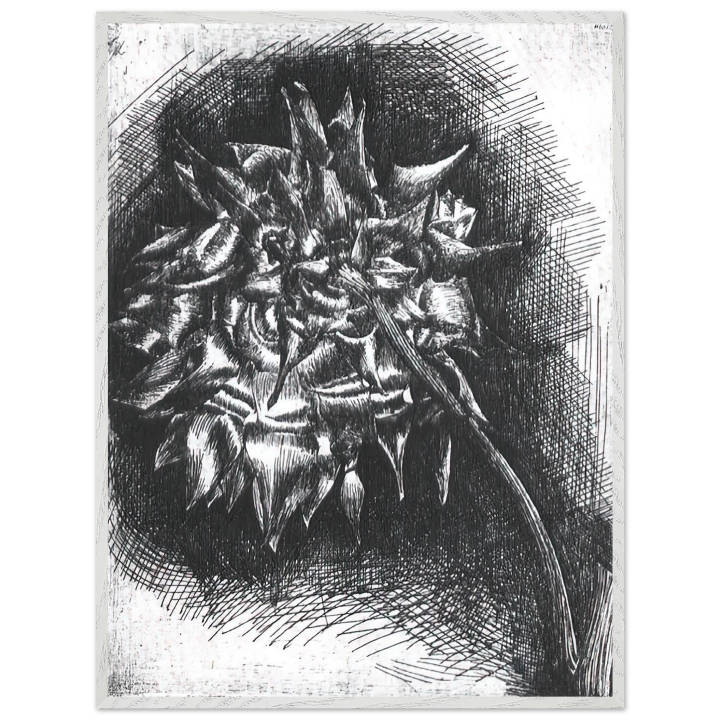 MC Escher - FLOWER Wall Art - 60x80 cm / 24x32 inches - Fine Art Poster - -