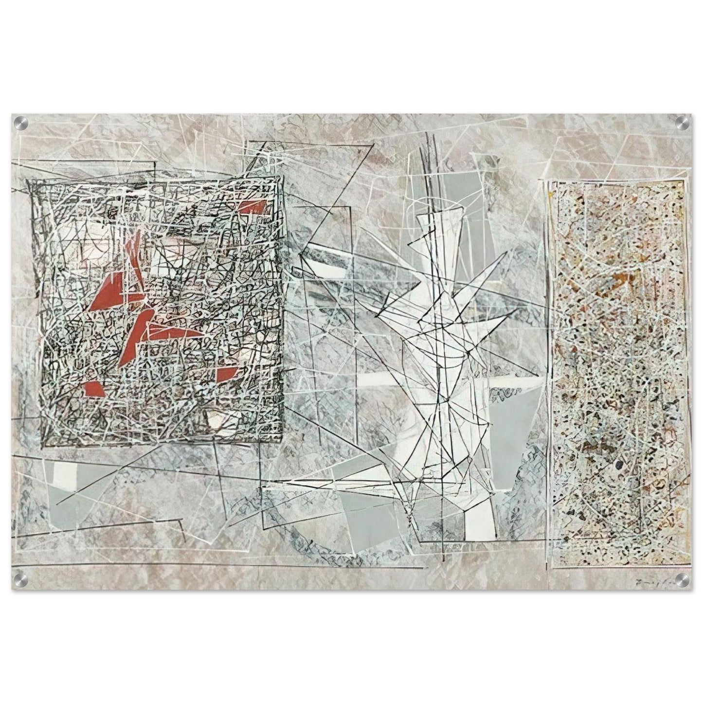 White Space - 1951 - Jimmy Ernst Acrylic Print - 70x100 cm / 28x40″ inches | Jimmy Ernst Wall Art | Jimmy Ernst Prints