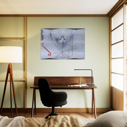 THE SWALLOW S TAIL - Salvador Dali Brushed Aluminum Print - 70x100 cm / 28x40 inches | Salvador Dali Aluminum Print | Salvador Dali Prints