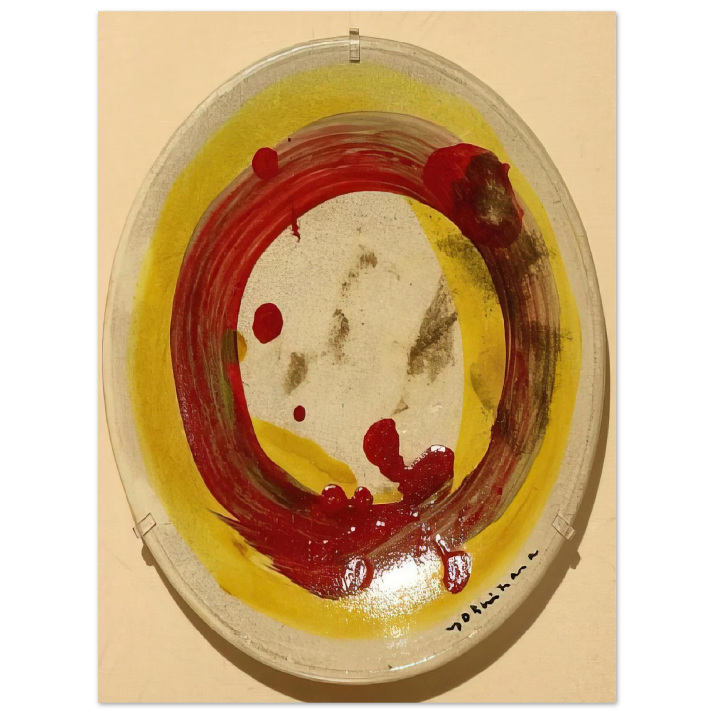 Jiro Yoshihara - Circle - 1963  75x100 cm / 30x40inches Fine Art Poster