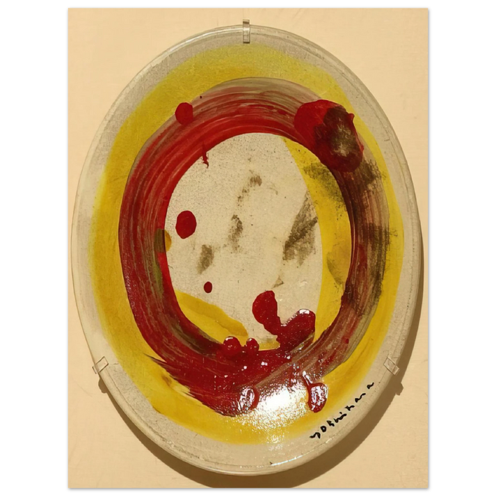 Jiro Yoshihara - Circle - 1963  75x100 cm / 30x40inches Fine Art Poster