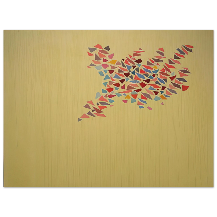 Robert Goodnough - Colors on Pale Yellow - 1975  75x100 cm / 30x40inches Fine Art Poster
