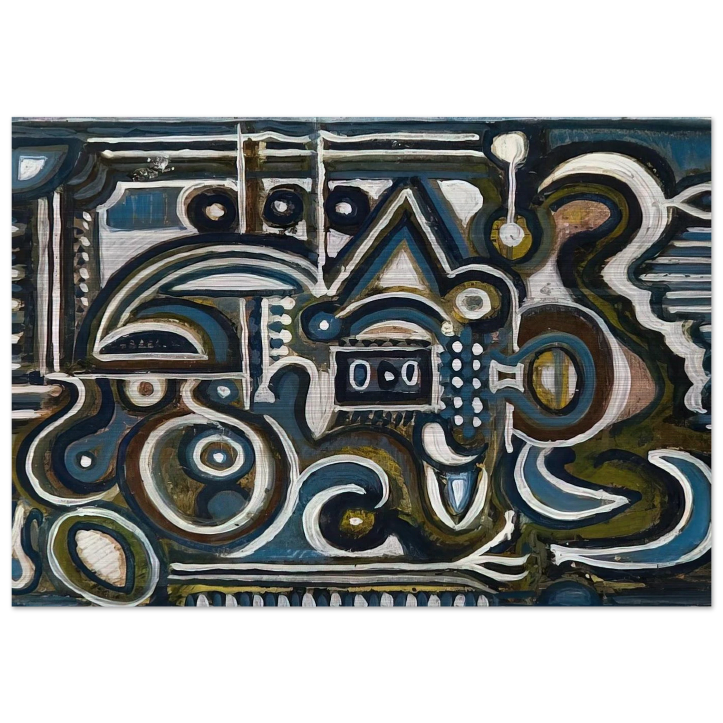 Untitled - 1930 - Richard Pousette-Dart Brushed Aluminum Print - 70x100 cm / 28x40 inches | Richard Pousette-Dart Aluminum Print | Richard Pousette-Dart Prints