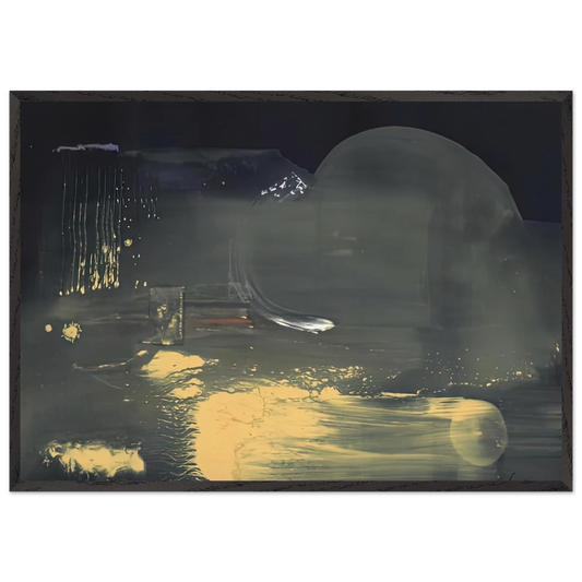 Spellbound 1991- - Helen Frankenthaler 70x100 cm / 28x40 inches Framed Art Print – Black Wooden Frame