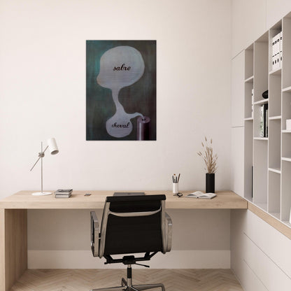 THE TREE OF KNOWLEDGE 1929 - Rene Magritte Brushed Aluminum Print - 70x100 cm / 28x40 inches | Rene Magritte Aluminum Print | Rene Magritte Prints