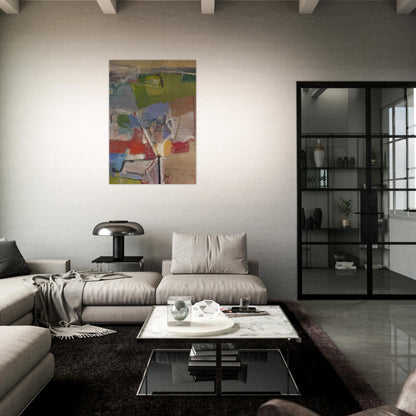 Berkeley #23 - Richard Diebenkorn Brushed Aluminum Print - 70x100 cm / 28x40 inches | Richard Diebenkorn Aluminum Print | Richard Diebenkorn Prints