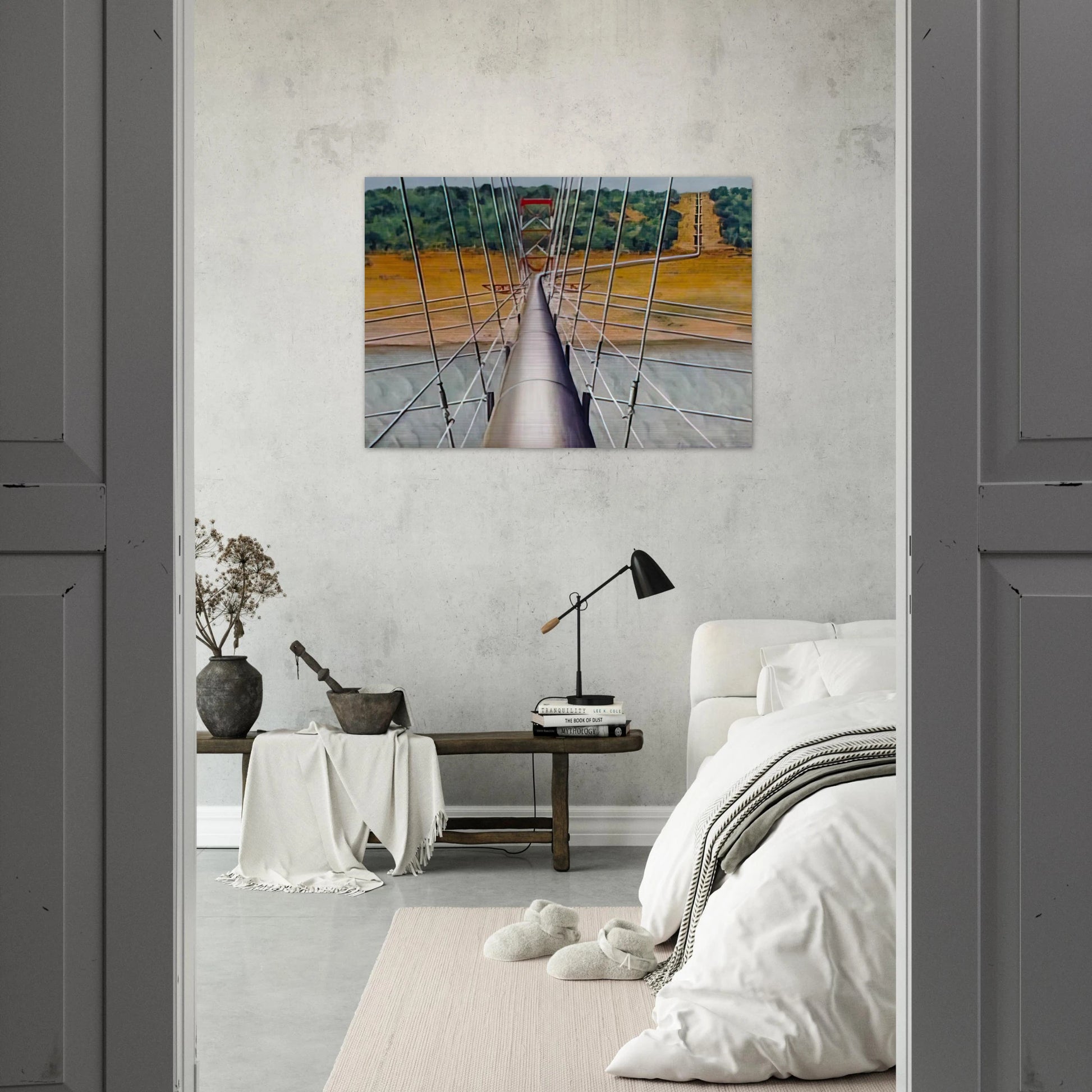 Pipeline - 1955 - Clarence Holbrook Carter Brushed Aluminum Print - 70x100 cm / 28x40 inches | Clarence Holbrook Carter Aluminum Print | Clarence Holbrook Carter Prints