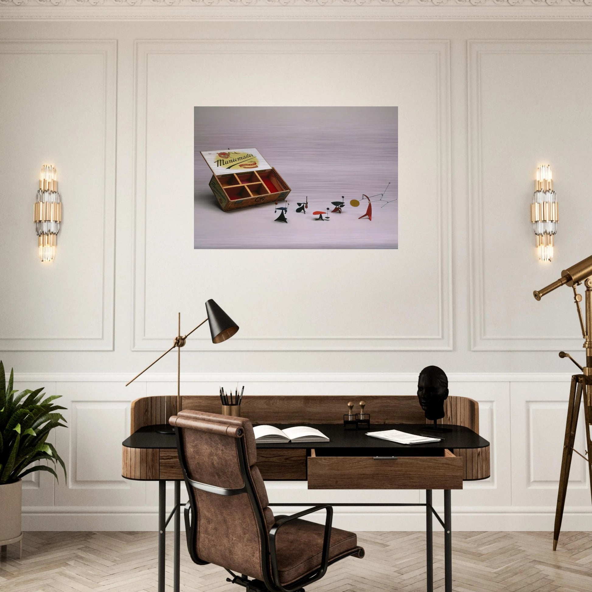LOUISAS 43RD BIRTHDAY PRESENT 1948 - Alexander Calder Brushed Aluminum Print - 70x100 cm / 28x40 inches | Alexander Calder Aluminum Print | Alexander Calder Prints