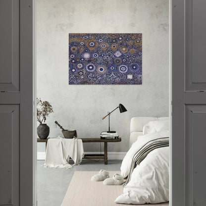 Night Landscape - 1971 - Richard Pousette-Dart Brushed Aluminum Print - 70x100 cm / 28x40 inches | Richard Pousette-Dart Aluminum Print | Richard Pousette-Dart Prints