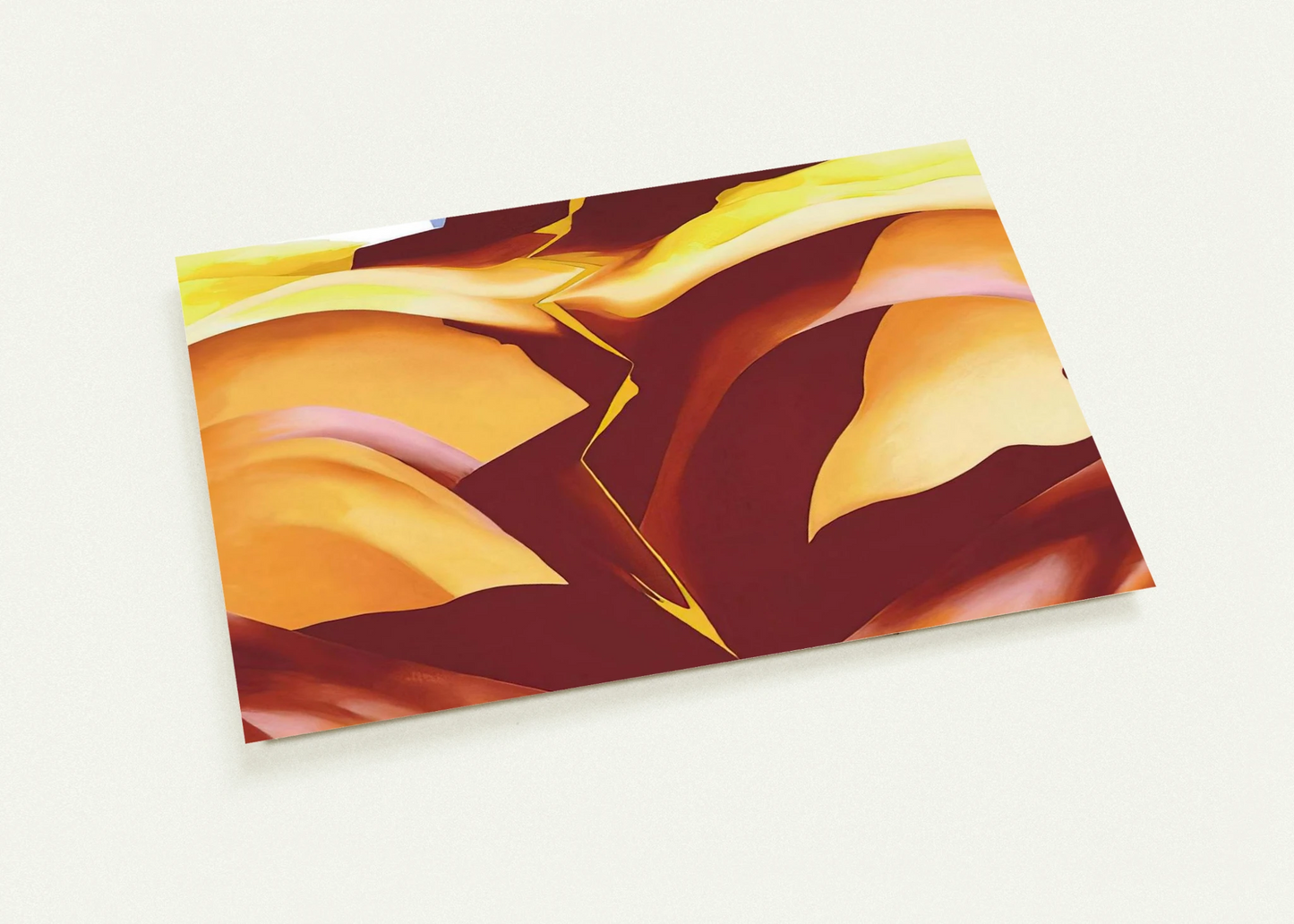 Black Place IV By Georgia O'Keeffe Pack of 10 Post Cards | Georgia O'Keeffe Post Cards | A6 (10.5 x 14.8 cm) - 4.1 x 5.8 inches