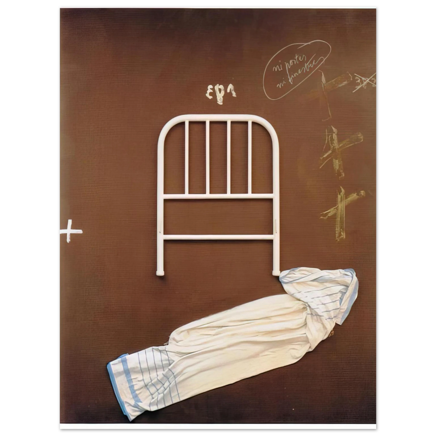 Antoni Tapies - NO DOORS OR WINDOWS 1993  75x100 cm / 30x40inches Fine Art Poster