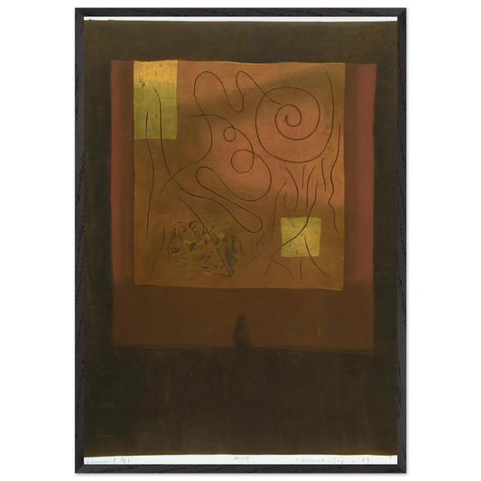 Almanac - 1967 - Hiroyuki Tajima 70x100 cm / 28x40 inches Framed Art Print – Black Wooden Frame