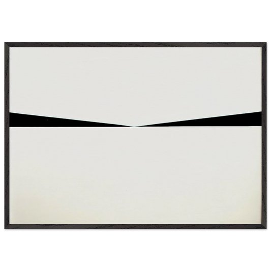 Untitled - 1950 N3 - Carmen Herrera 70x100 cm / 28x40 inches Framed Art Print – Black Wooden Frame