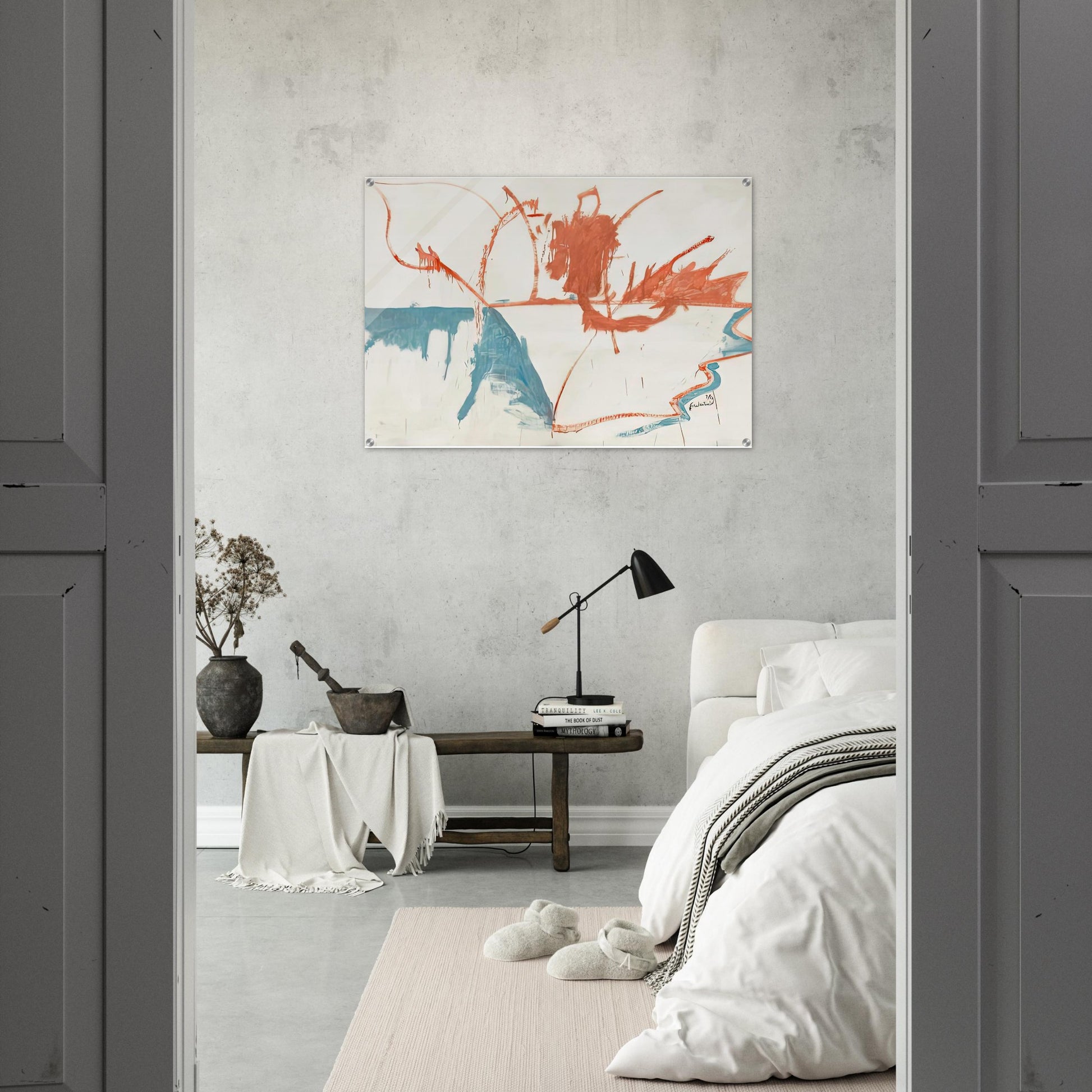 French Horizon, 1958- - Helen Frankenthaler Acrylic Print - 70x100 cm / 28x40″ inches | Helen Frankenthaler Wall Art | Helen Frankenthaler Prints