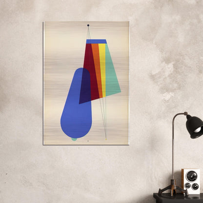 LONG DISTANCE FROM THE PORTFOLIO REVOLVING DOORS 1926 - Man Ray Brushed Aluminum Print - 70x100 cm / 28x40 inches | Man Ray Aluminum Print | Man Ray Prints