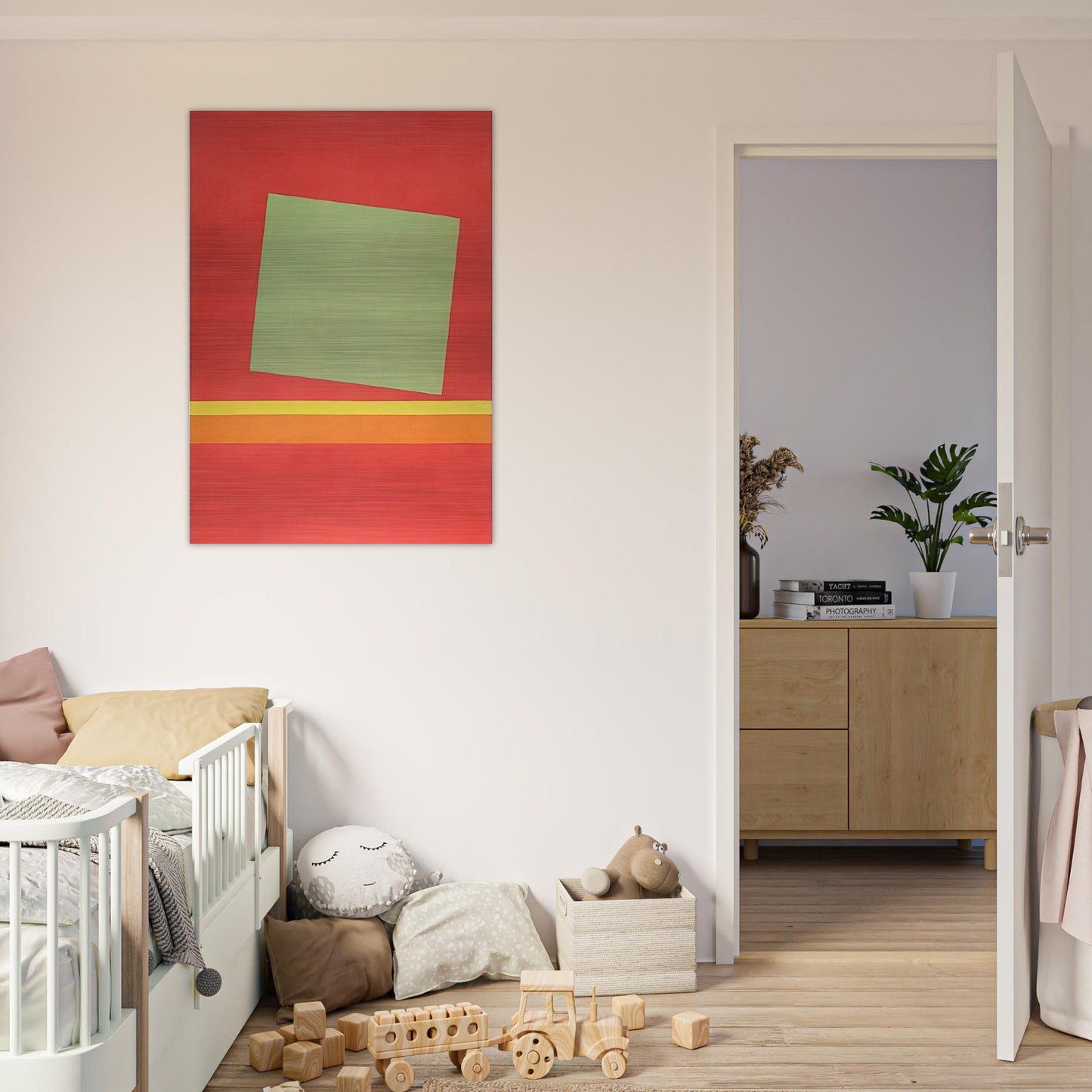 Homage to Milton Avery - Sun-Box III - 1969 - Theodoros Stamos Brushed Aluminum Print - 70x100 cm / 28x40 inches | Theodoros Stamos Aluminum Print | Theodoros Stamos Prints