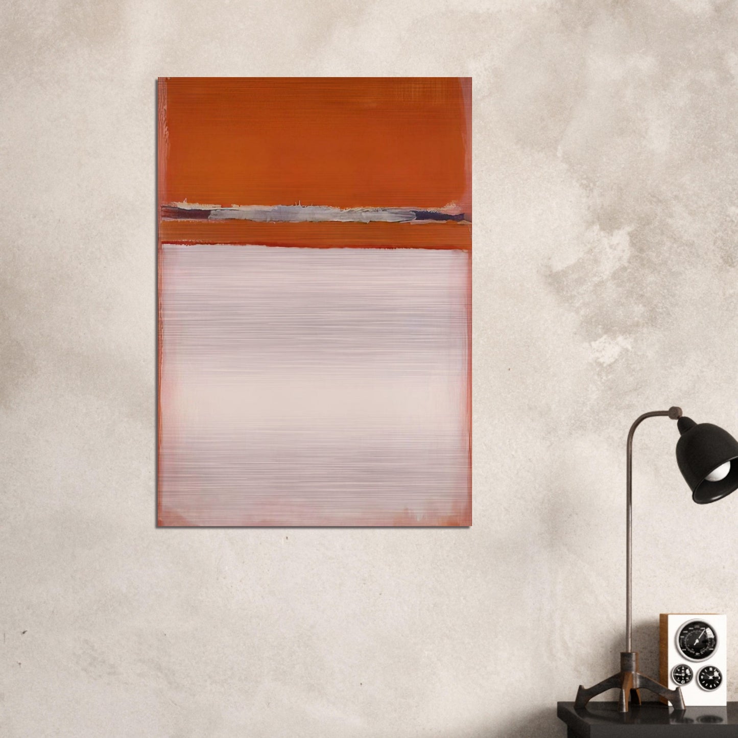No.18 - 1951 - Mark Rothko Brushed Aluminum Print - 70x100 cm / 28x40 inches | Mark Rothko Aluminum Print | Mark Rothko Prints