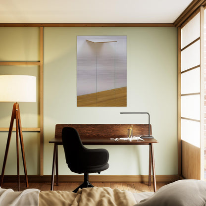 Pace - Robert Ryman Brushed Aluminum Print - 70x100 cm / 28x40 inches | Robert Ryman Aluminum Print | Robert Ryman Prints
