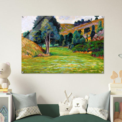 Valley in Pontgibaud - Armand Guillaumin Acrylic Print - 70x100 cm / 28x40″ inches