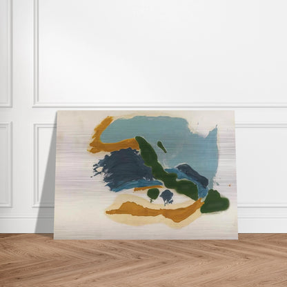 Tuscany - 1963 - Helen Frankenthaler Brushed Aluminum Print - 70x100 cm / 28x40 inches | Helen Frankenthaler Aluminum Print | Helen Frankenthaler Prints