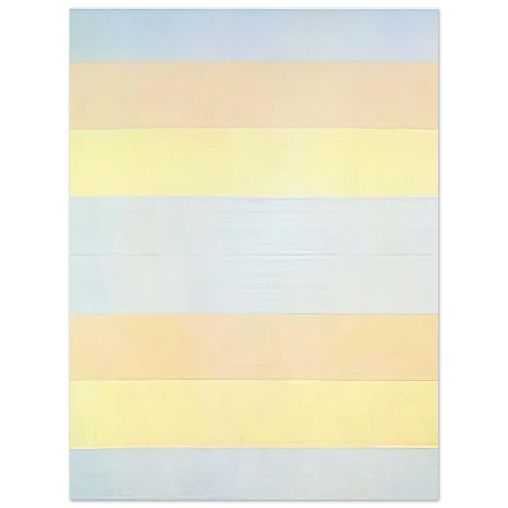 Agnes Martin - With My Back to the World  75x100 cm / 30x40inches Fine Art Poster