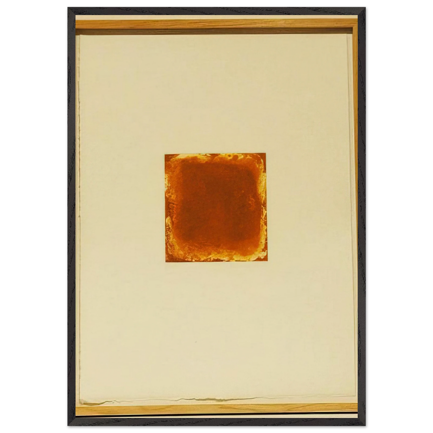 UNTITLED 1991 N2 - Gotthard Graubner 70x100 cm / 28x40 inches Framed Art Print – Black Wooden Frame