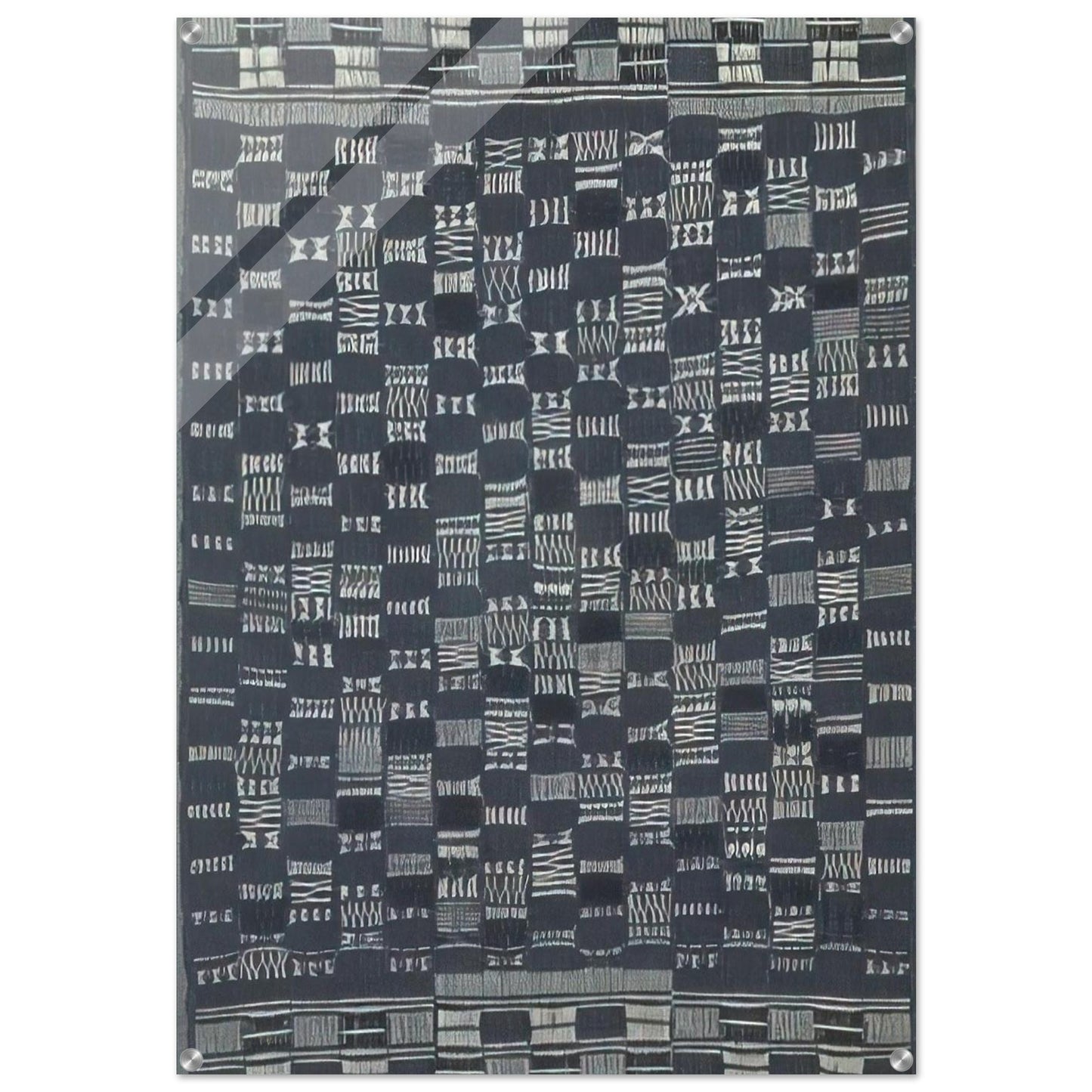 THICKLY SETTLED 1957 - Anni Albers Acrylic Print - 70x100 cm / 28x40″ inches | Anni Albers Wall Art | Anni Albers Prints