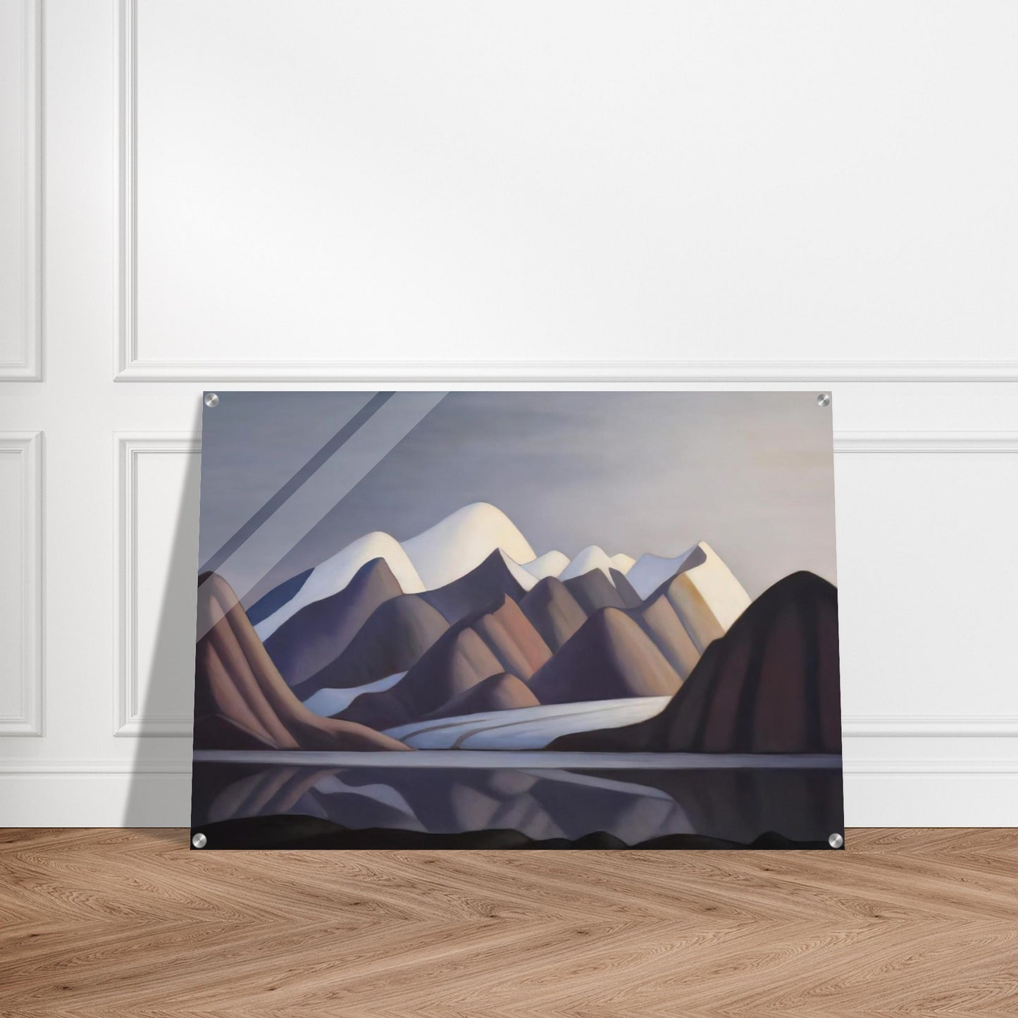 Mount Thule, Bylot Island - 1930 - Lawren Harris Acrylic Print - 70x100 cm / 28x40″ inches