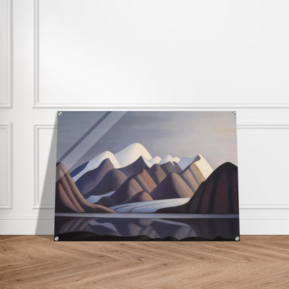 Mount Thule, Bylot Island - 1930 - Lawren Harris Acrylic Print - 70x100 cm / 28x40″ inches