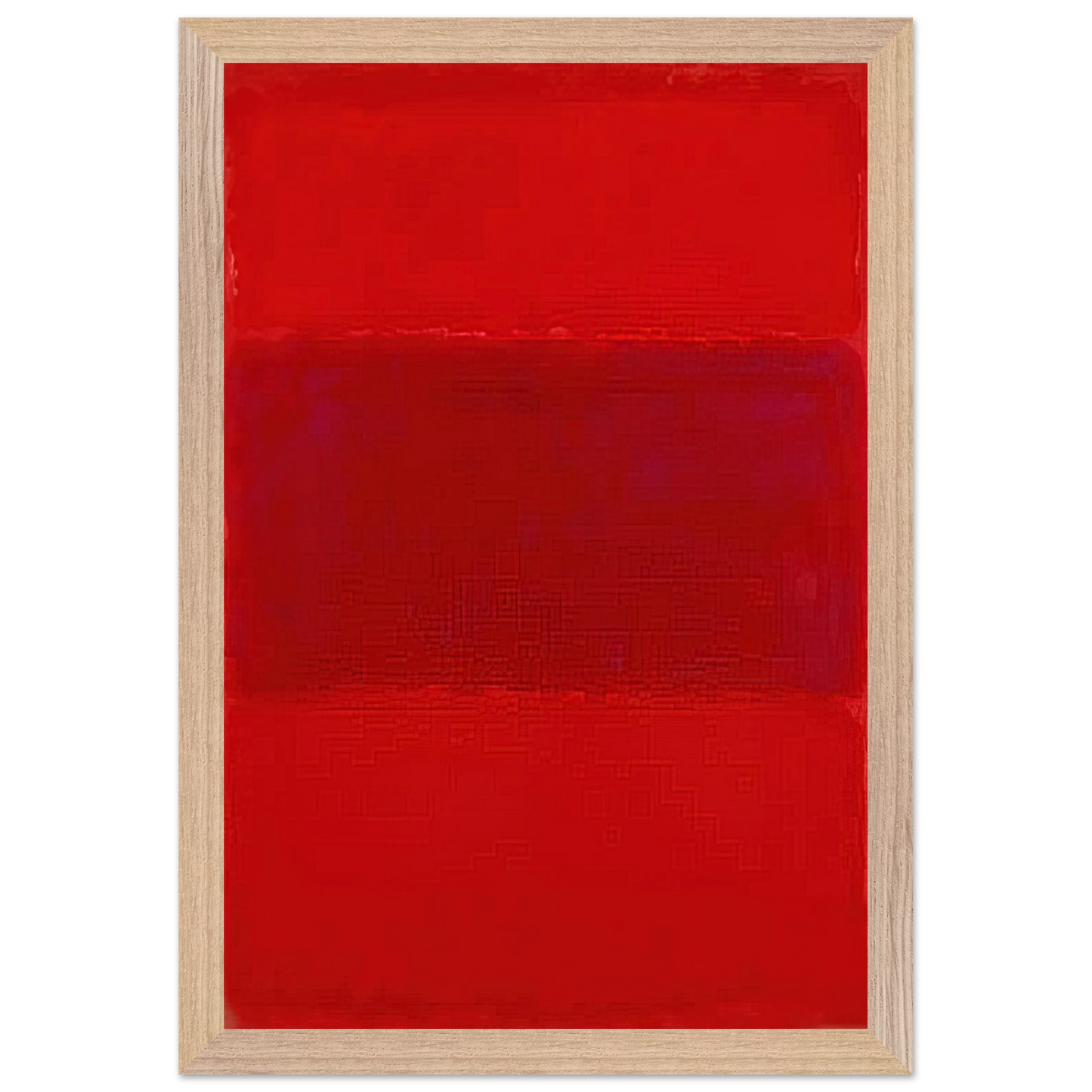 Mark Rothko - No.301 - 1959 Wall Art - 30x40 cm / 12x16 inches - Premium Wooden Framed Poster With Fine Art Paper - Black frame