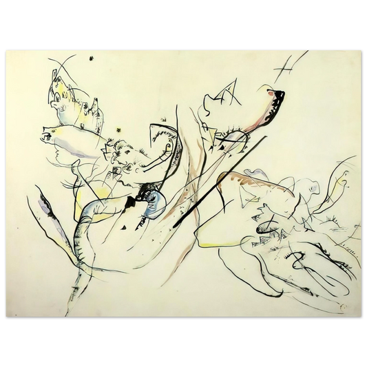 Wassily Kandinsky - UNTITLED  75x100 cm / 30x40inches Fine Art Poster