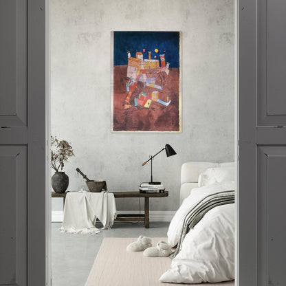 PART OF G 1927 - Paul Klee Brushed Aluminum Print - 70x100 cm / 28x40 inches | Paul Klee Aluminum Print | Paul Klee Prints