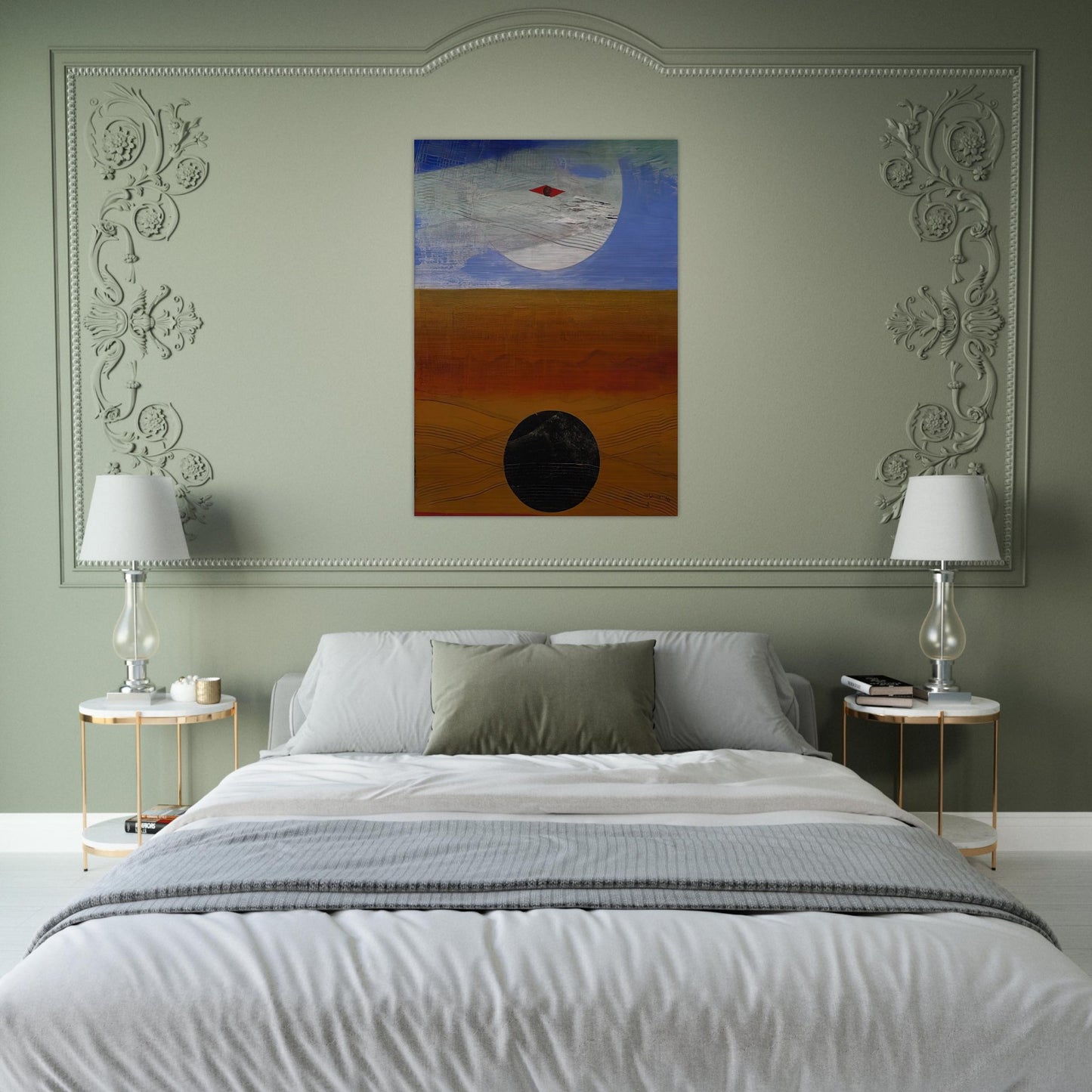 Sea and Sun - Max Ernst Brushed Aluminum Print - 70x100 cm / 28x40 inches | Max Ernst Aluminum Print | Max Ernst Prints