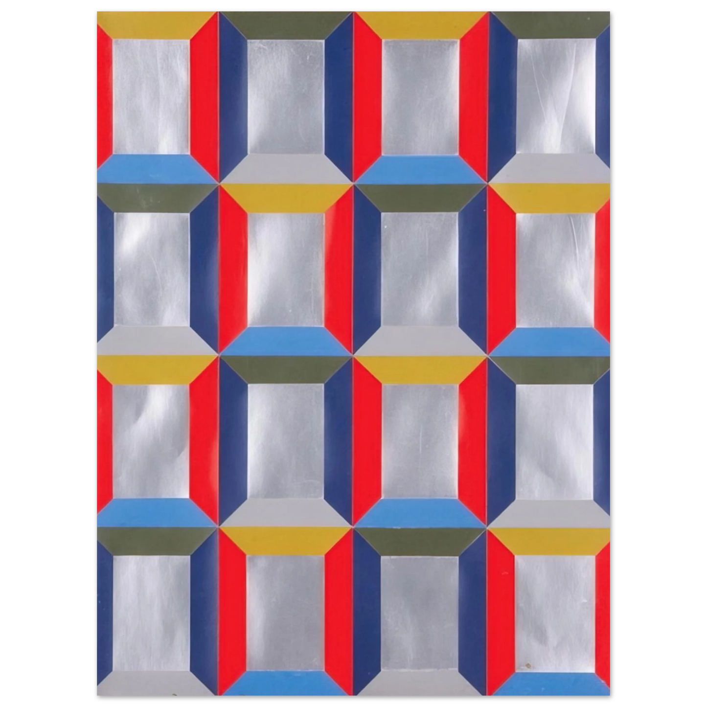 Miriam Schapiro - St. Marks 16 Frames - 1967  75x100 cm / 30x40inches Fine Art Poster