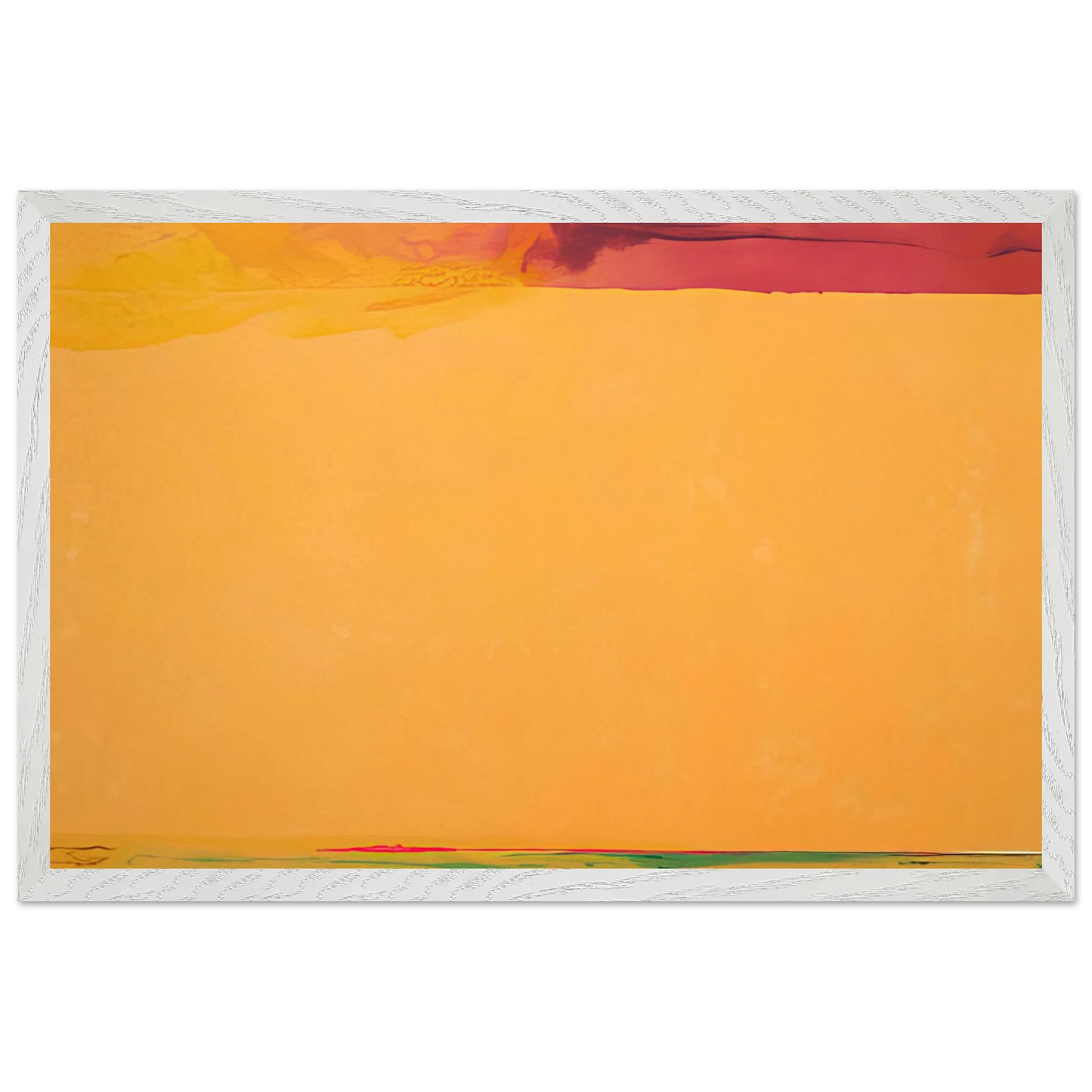 Helen Frankenthaler - Southern Exposure - 2005 Wall art - 30x45 cm / 12x18 inches - Premium Wooden Framed Poster With Fine Art Paper-canvas - Black frame
