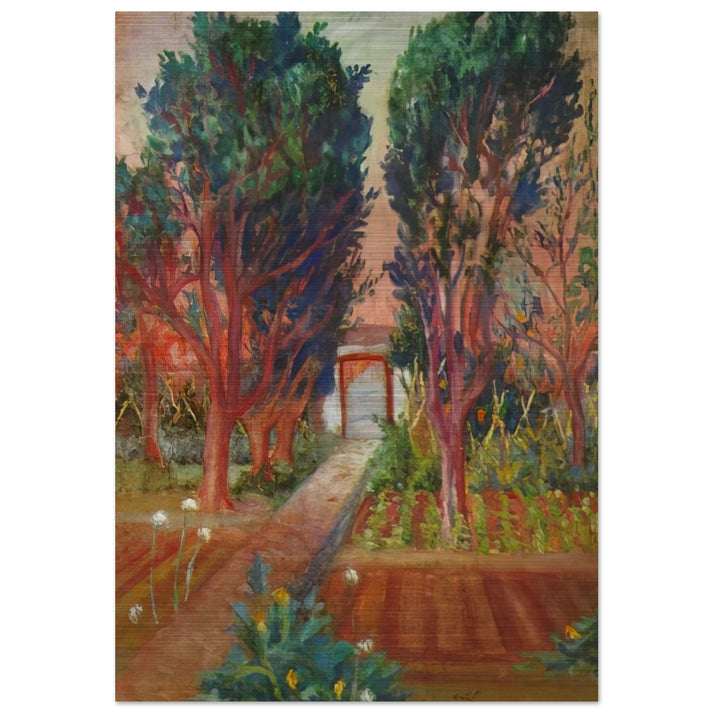 THE VEGETABLE GARDEN OF LLANER - Salvador Dali Brushed Aluminum Print - 70x100 cm / 28x40 inches | Salvador Dali Aluminum Print | Salvador Dali Prints
