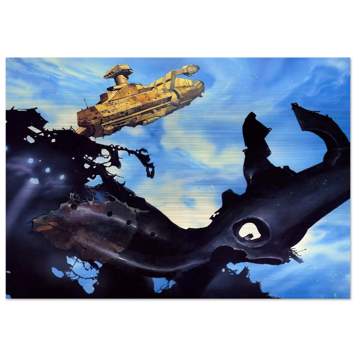 Chris Foss - Chris Foss Brushed Aluminum Print - 70x100 cm / 28x40 inches | Chris Foss Aluminum Print | Chris Foss Prints
