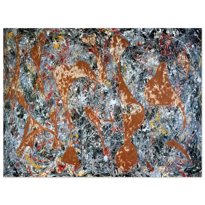 Jackson Pollock - NUMBER 7 OUT OF THE WEB 1949  75x100 cm / 30x40inches Fine Art Poster